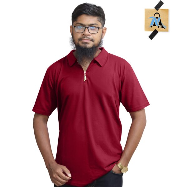 Zipper Polo Solod t-shirt - Image 9