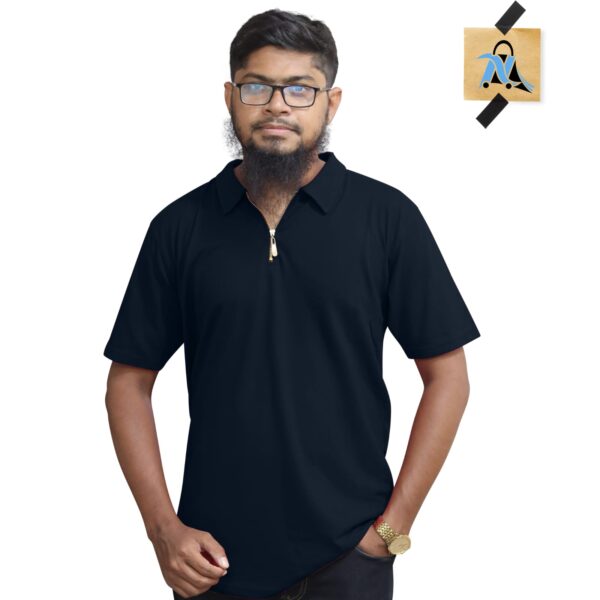 Zipper Polo Solod t-shirt - Image 5