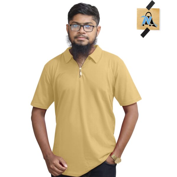 Zipper Polo Solod t-shirt - Image 4