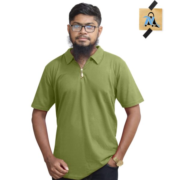 Zipper Polo Solod t-shirt - Image 6