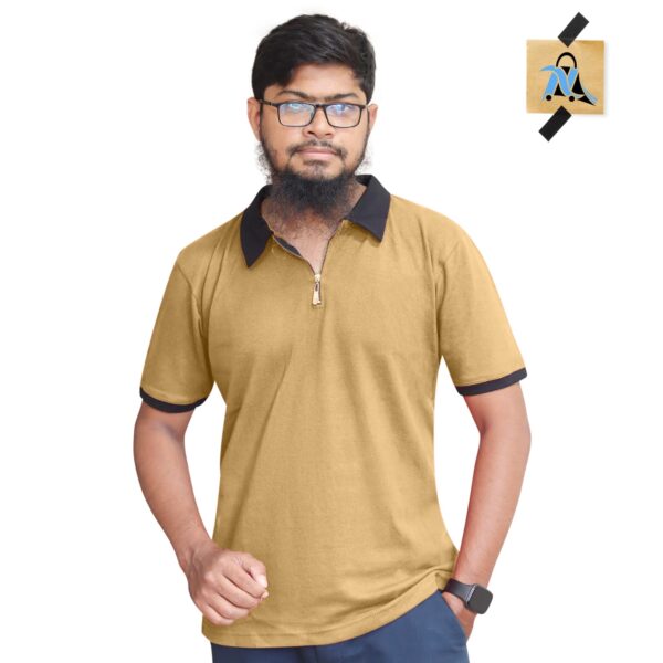 Zipper Polo Solod t-shirt - Image 10