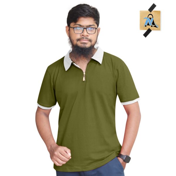Zipper Polo Solod t-shirt - Image 14